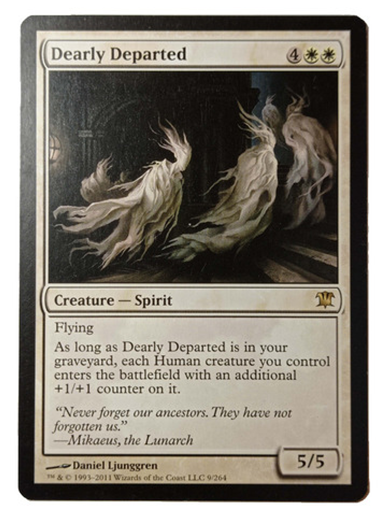 Carta Magic Dearly Departed [innistrad] Mtg Spirit 1
