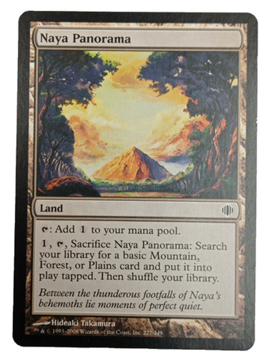 Carta Magic Naya Panorama [alara] Mtg Land 1