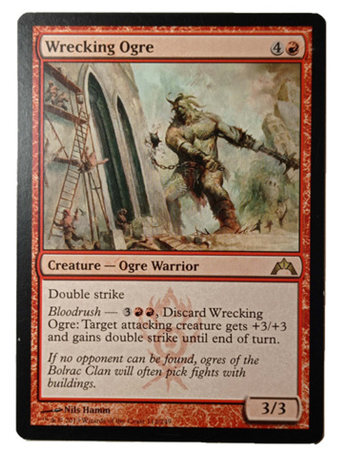 Carta Magic Wrecking Ogre [gatecrash] Mtg Ogre Warrior 1