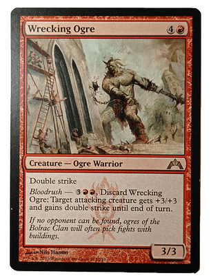 Carta Magic Wrecking Ogre [gatecrash] Mtg Ogre Warrior