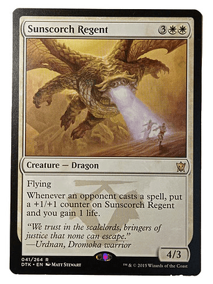 Carta Magic Sunscorch Regent [tarkir] Mtg Dragon