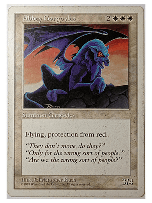 Carta Magic Abbey Gargoyles [5ed] Mtg Creature
