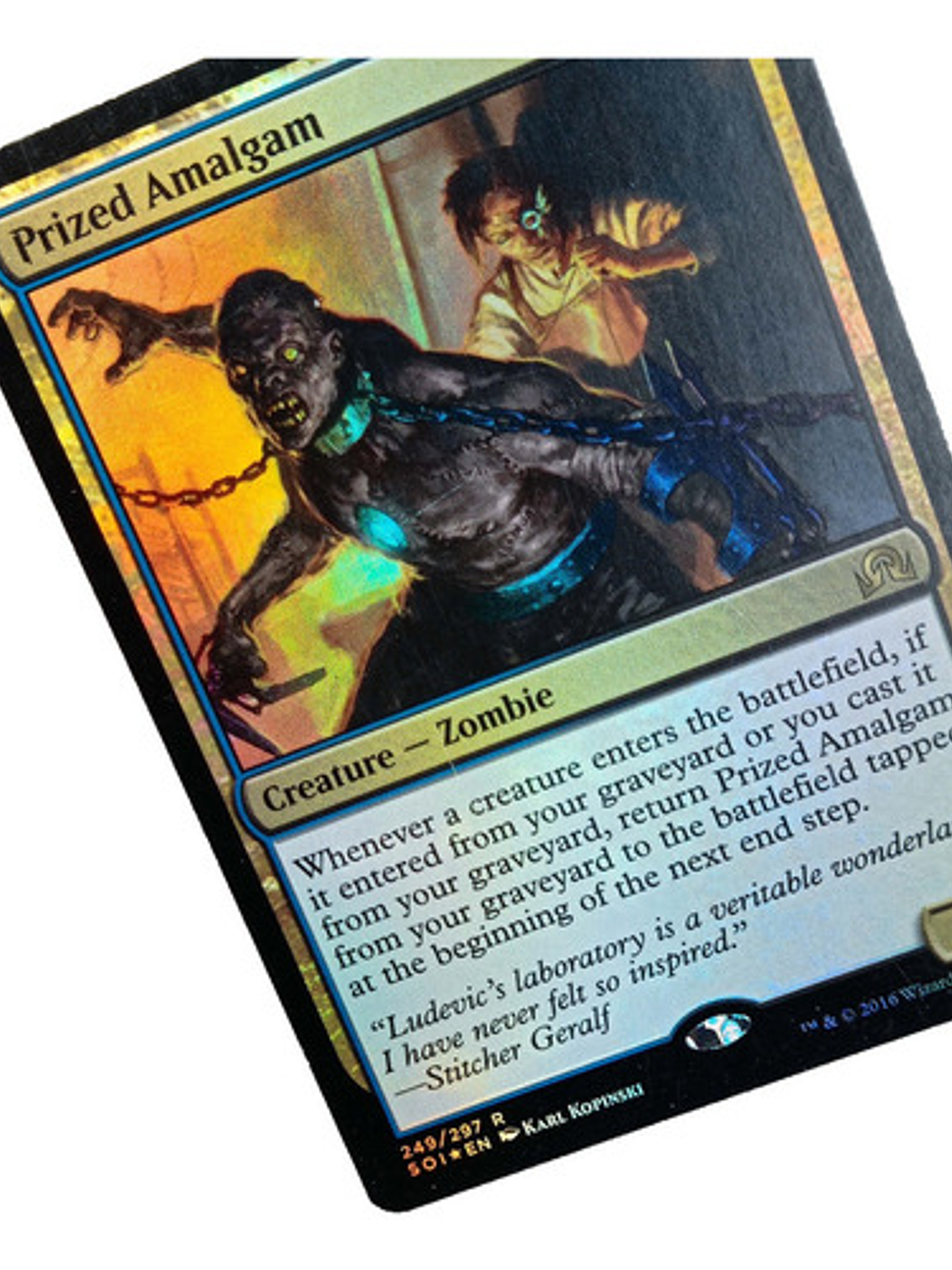 Carta Magic Prized Amalgam (foil) [innistrad] Mtg Zombie 3