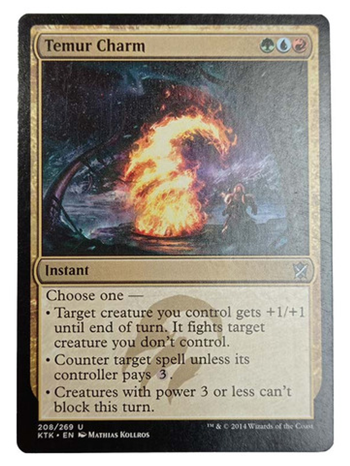 Carta Magic Temur Charm [tarkir] Mtg Instant 1