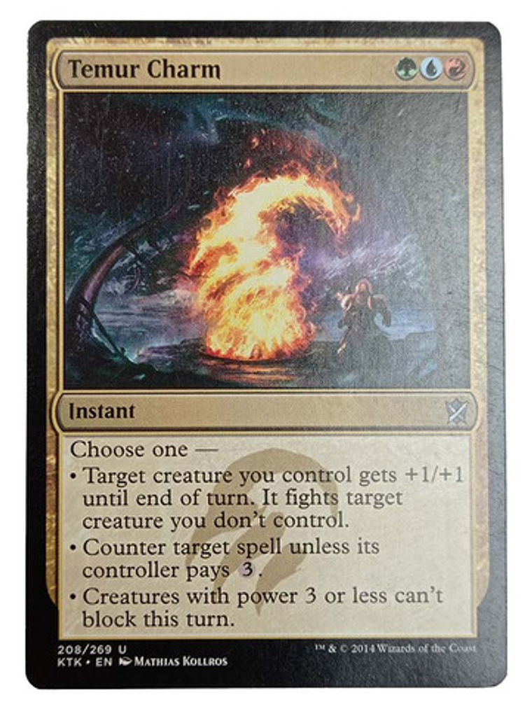 Carta Magic Temur Charm [tarkir] Mtg Instant 1