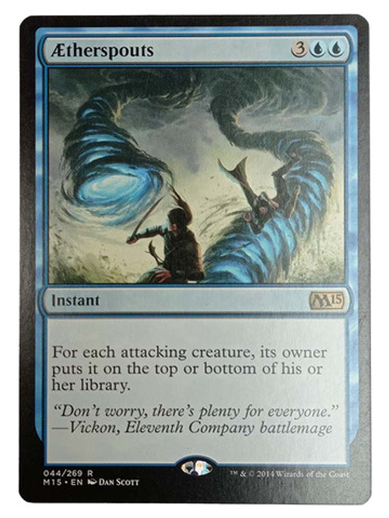 Carta Magic Aetherspouts [m15] Mtg Instant 1