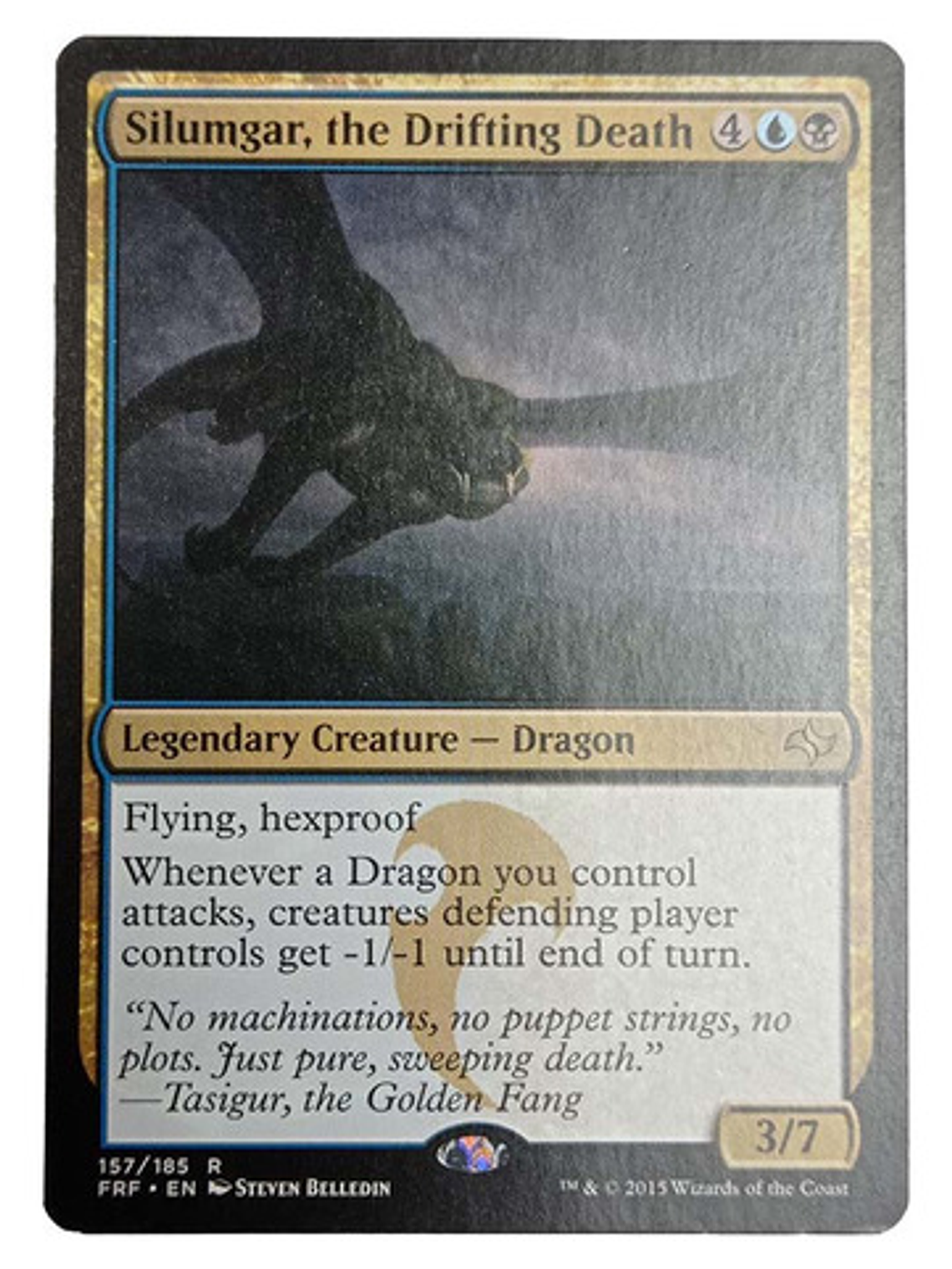 Carta Magic Silumgar The Drifting Death [fate Reforged] Mtg 1