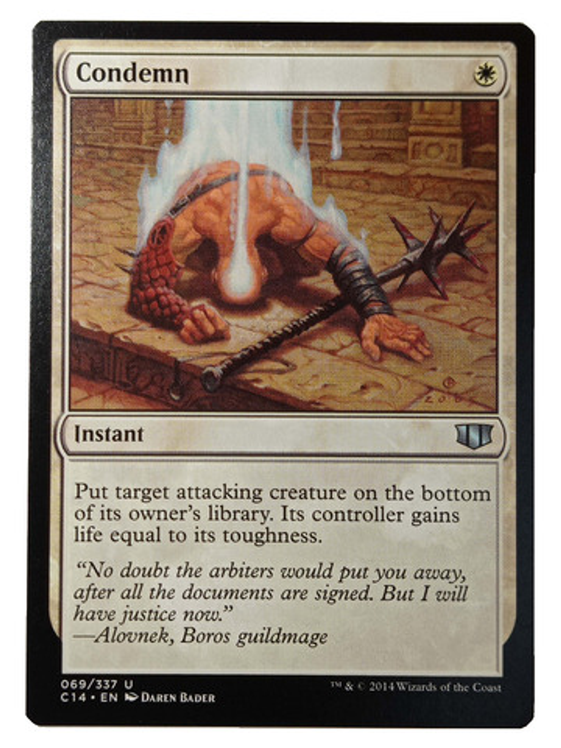 Carta Magic Condemn [c14] Mtg Instant 1