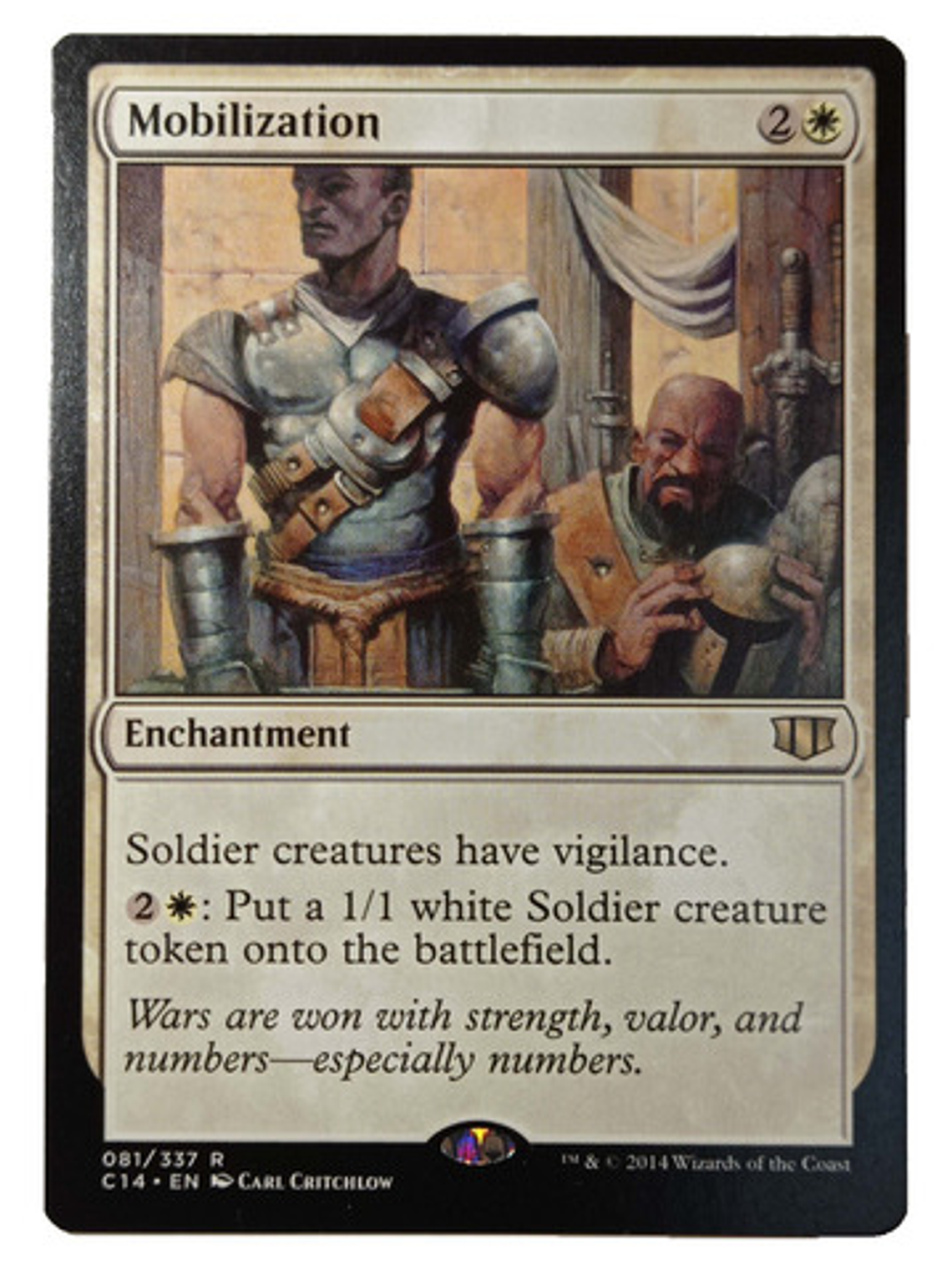 Carta Magic Mobilization [c14] Mtg Enchantment 1