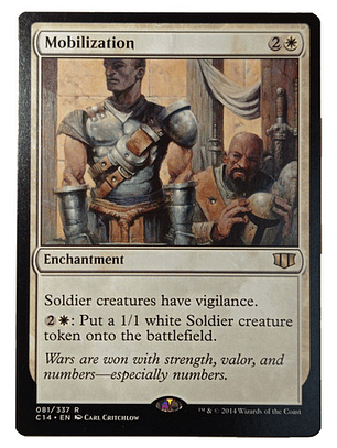 Carta Magic Mobilization [c14] Mtg Enchantment