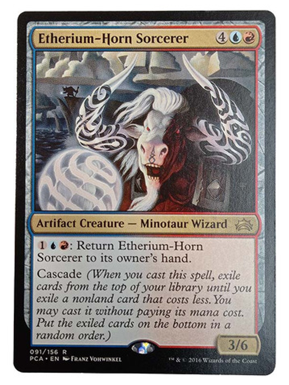 Carta Magic Etherium-horn Sorcerer [planechasy Ant] Mtg 1