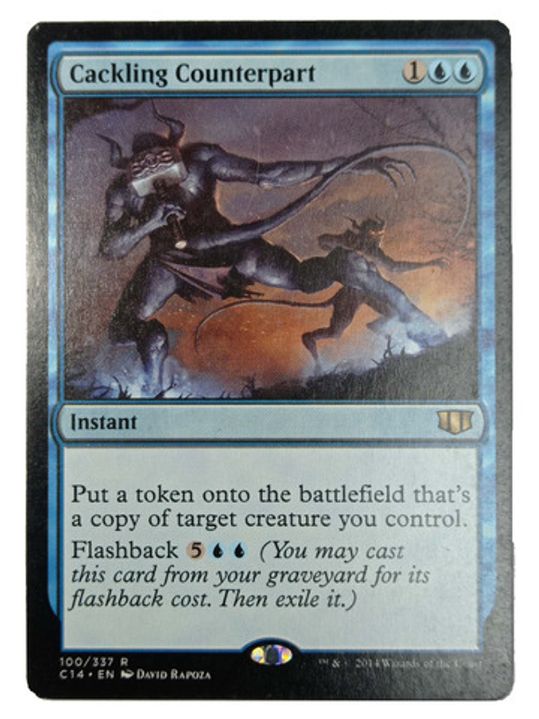 Carta Magic Cackling Counterpart [c14] Mtg Instant 1