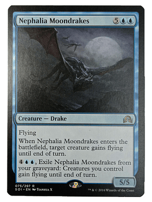 Carta Magic Nephalia Moondrakes [innistrad] Mtg Drake
