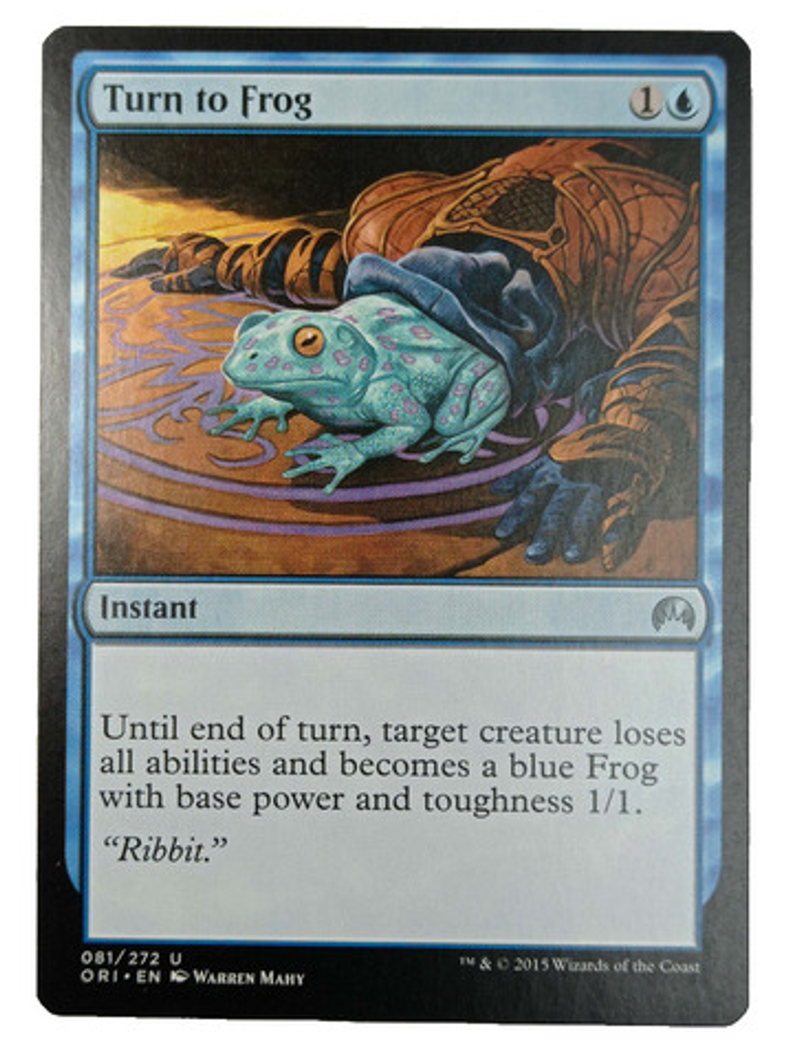 Carta Magic Turn To Frog [origins] Mtg Instant 1