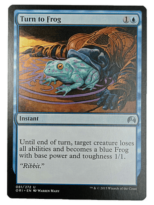 Carta Magic Turn To Frog [origins] Mtg Instant