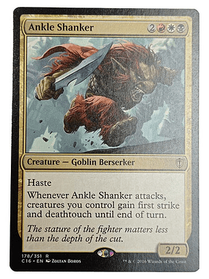 Carta Magic Ankle Shanker [c16] Mtg Goblin Berserker