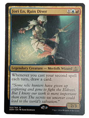 Carta Magic Jori En Ruin Diver [gatewatc] Mtg Merfolk Wizard