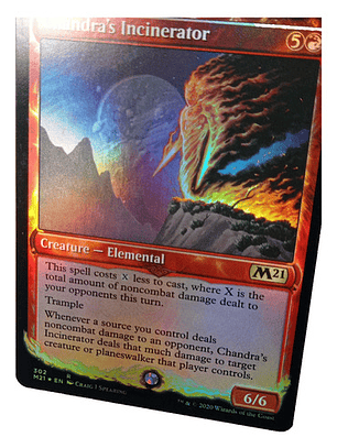 Carta Magic Chandra's Incinerator (foil) [m21] Mtg Elemental