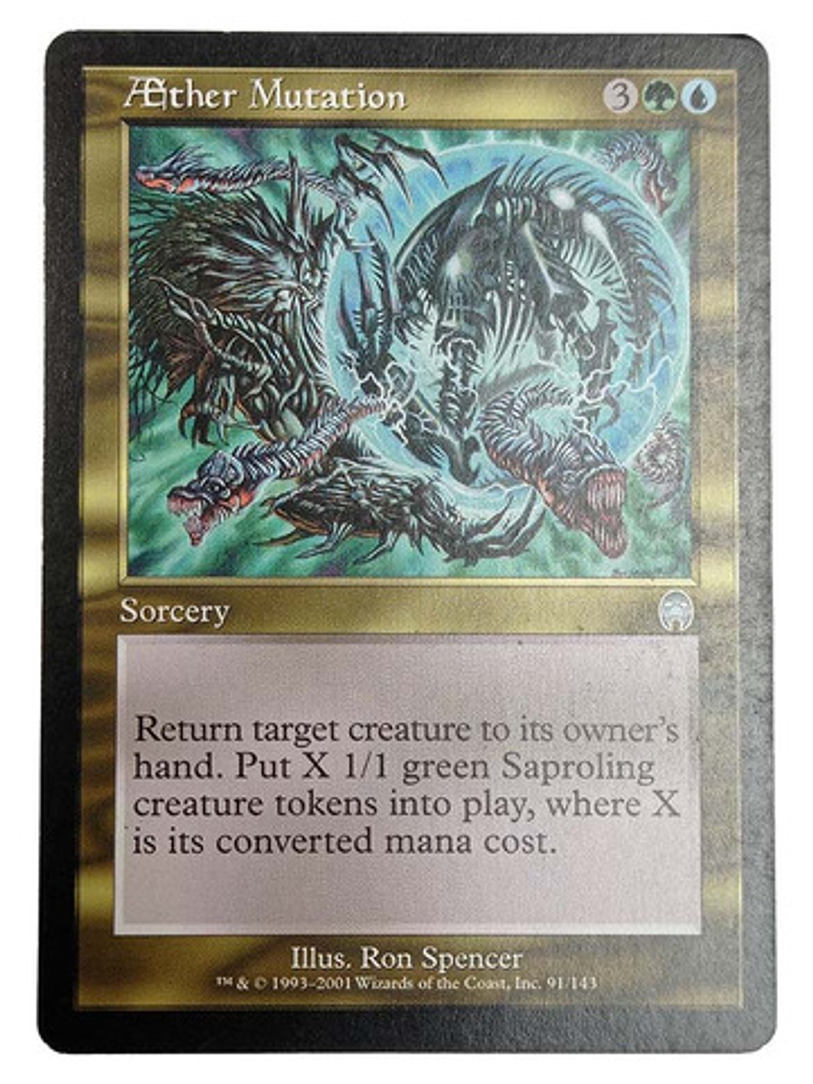 Carta Magic Aether Mutation [apocalypse] Mtg Sorcery 1