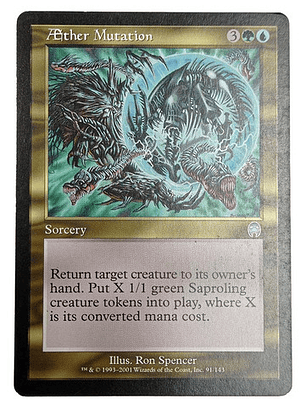Carta Magic Aether Mutation [apocalypse] Mtg Sorcery