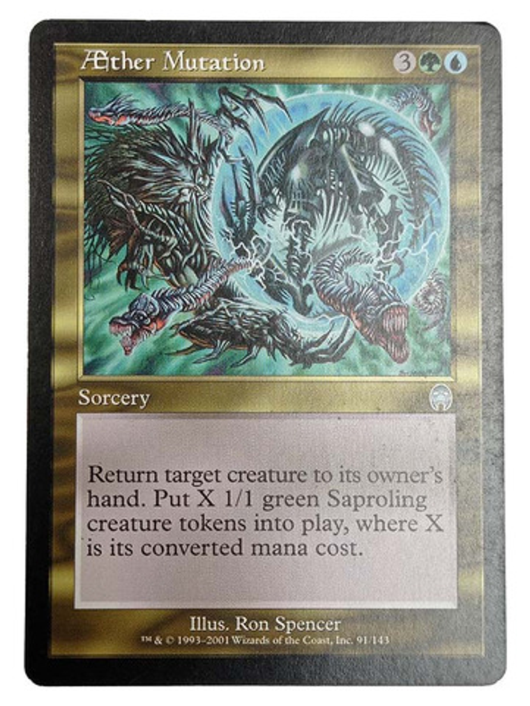 Carta Magic Aether Mutation [apocalypse] Mtg Sorcery 1