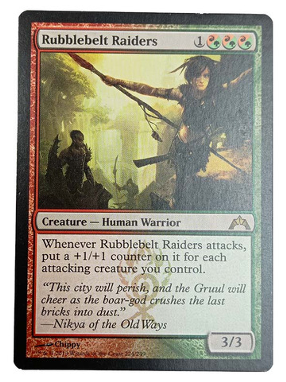Carta Magic Rubblebelt Raiders [gatecrash] Mtg Warrior 1