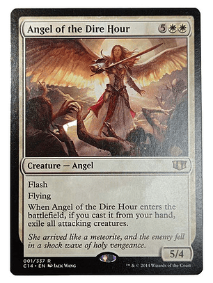 Carta Magic Angel Of The Dire Hour [m14] Mtg Angel