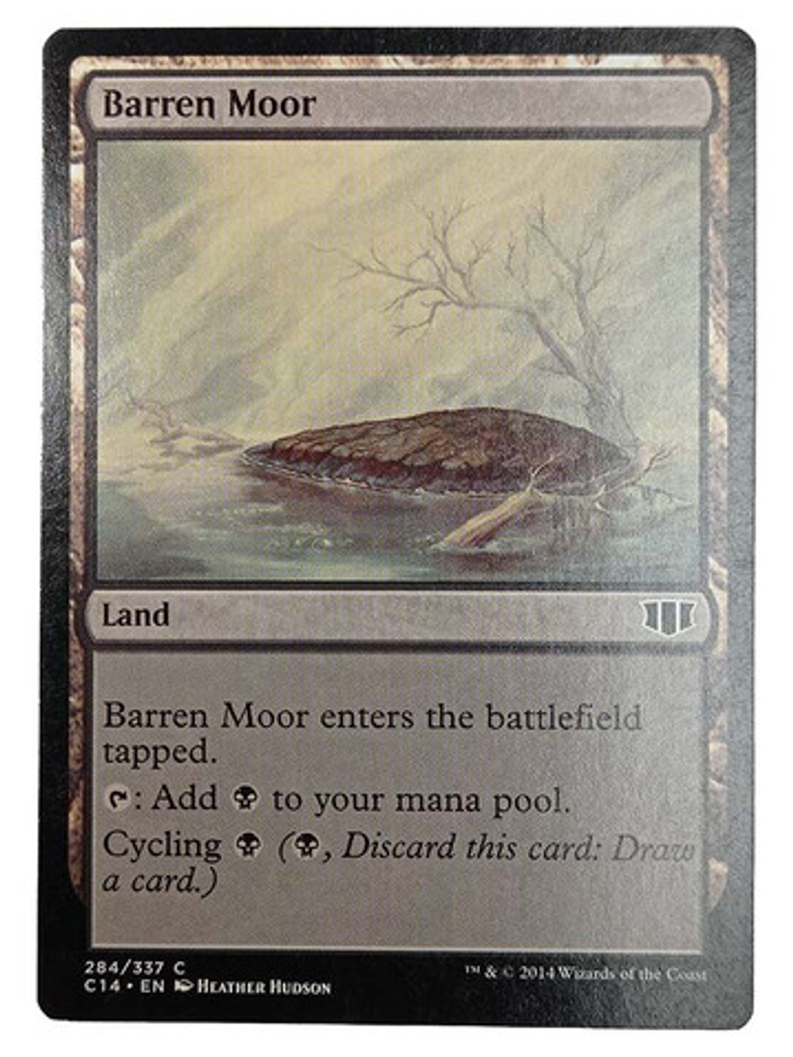Carta Magic Barren Moor [c14] Mtg Land 1