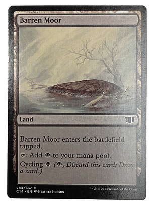 Carta Magic Barren Moor [c14] Mtg Land
