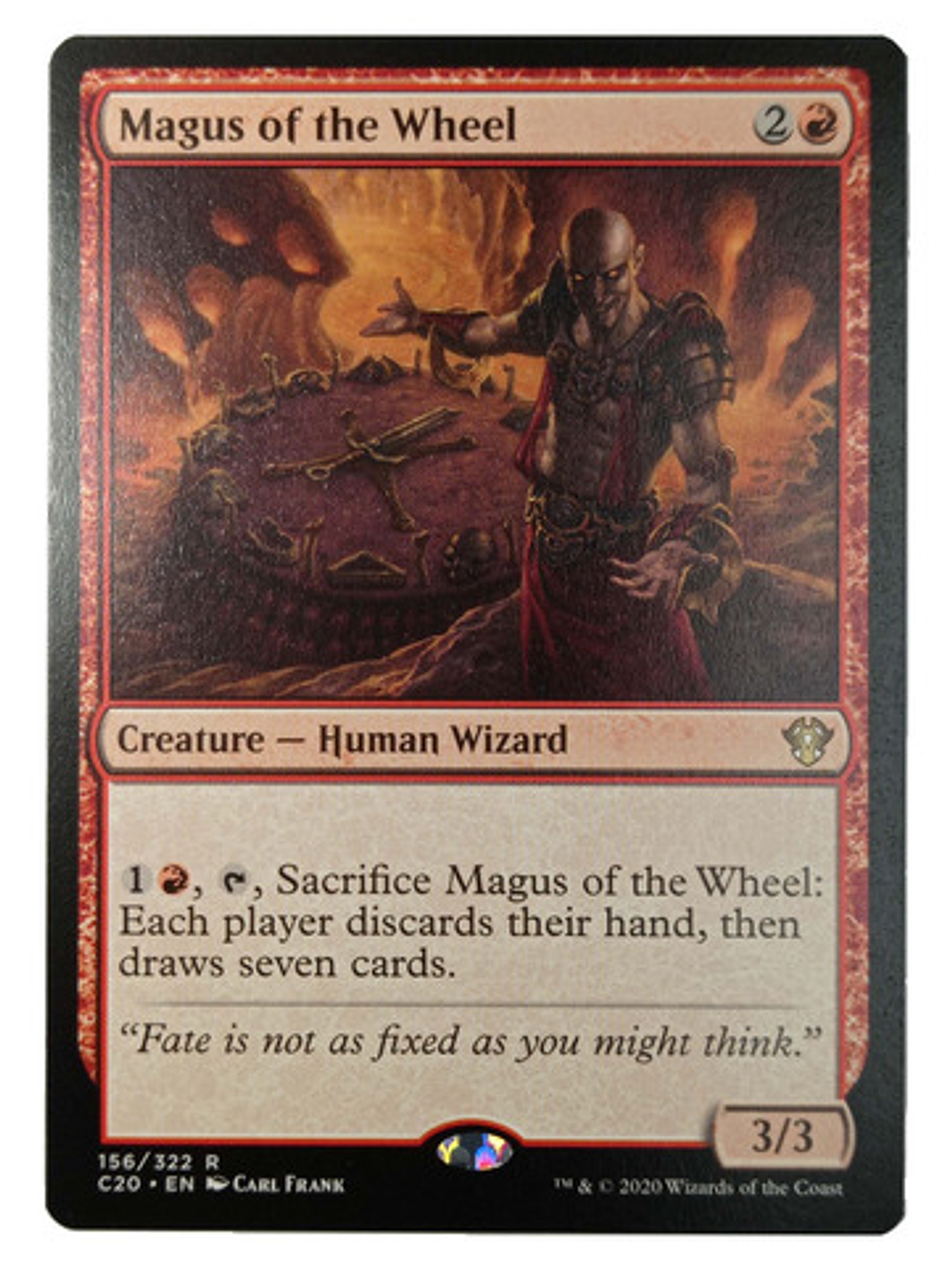 Carta Magic Magus Of The Wheel [c20] Mtg Wizard 1
