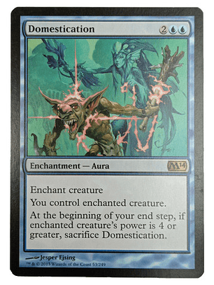 Carta Magic Domestication [m14] Mtg Enchantment