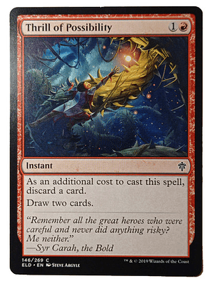 Carta Magic Thrill Of Possibility [eldraine] Mtg Instant