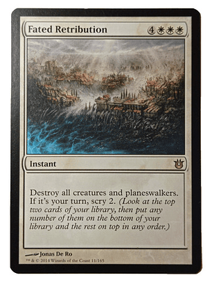 Carta Magic Fated Retribution [born Gods] Mtg Instant