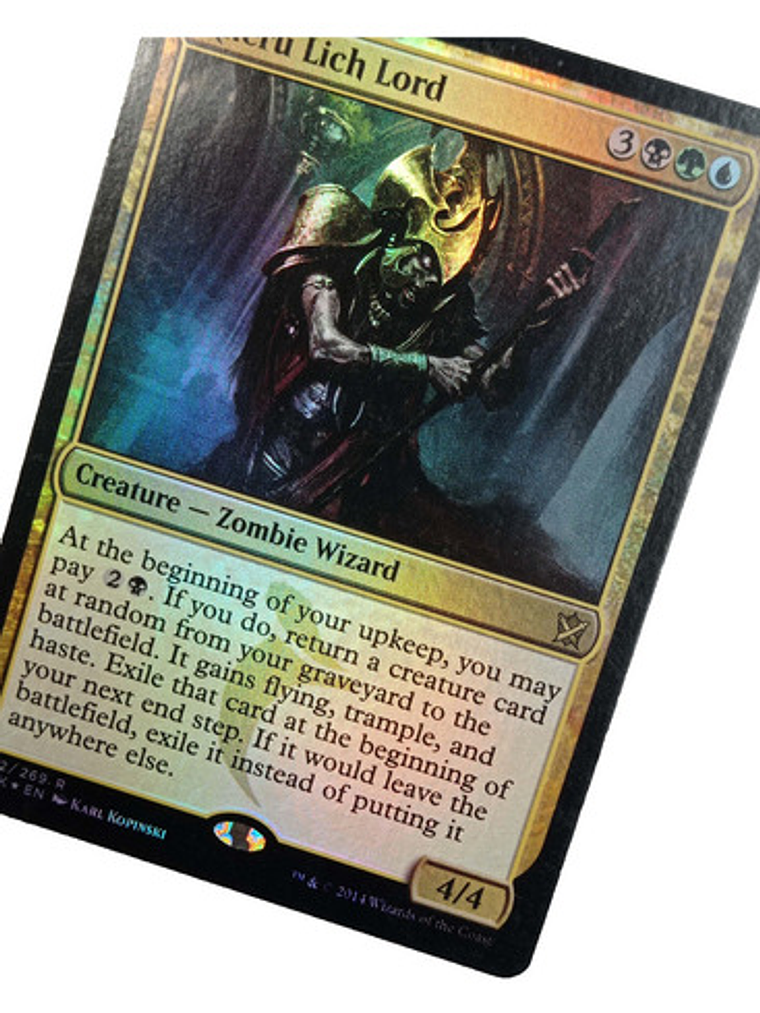 Carta Magic Kheru Lich Lord (foil) [tarkir] Mtg Zombie 2