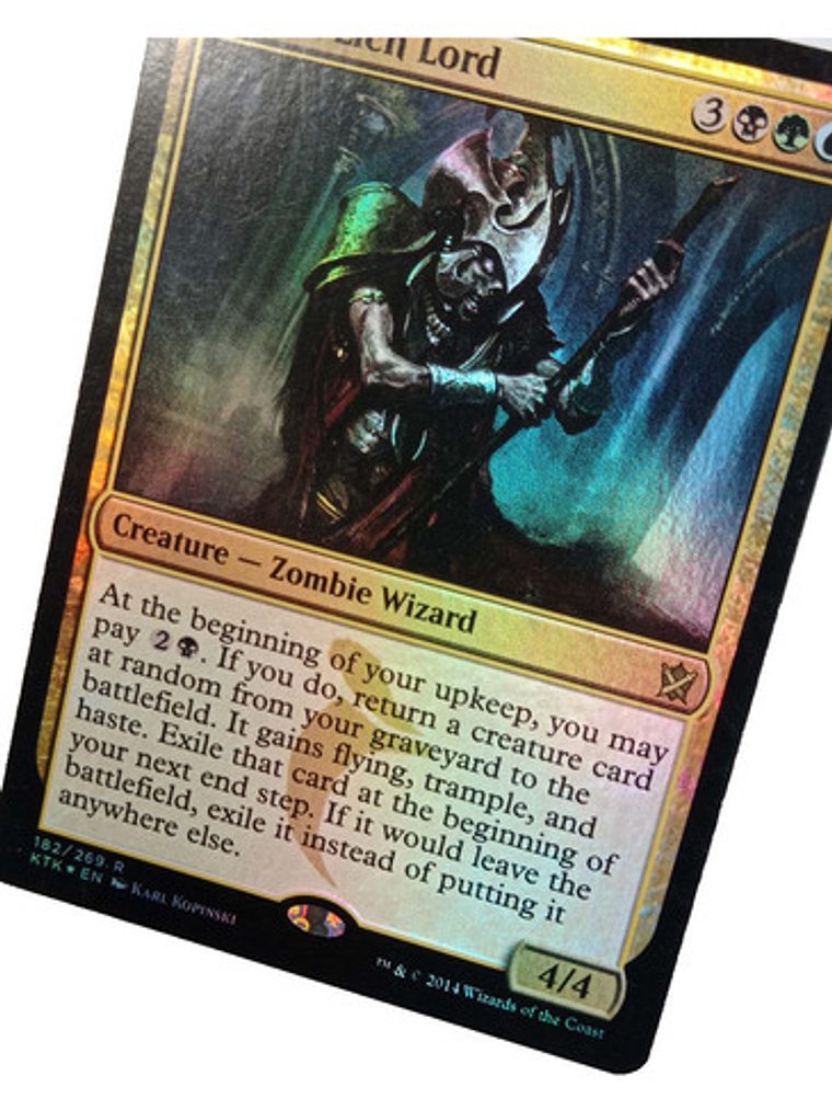 Carta Magic Kheru Lich Lord (foil) [tarkir] Mtg Zombie 3
