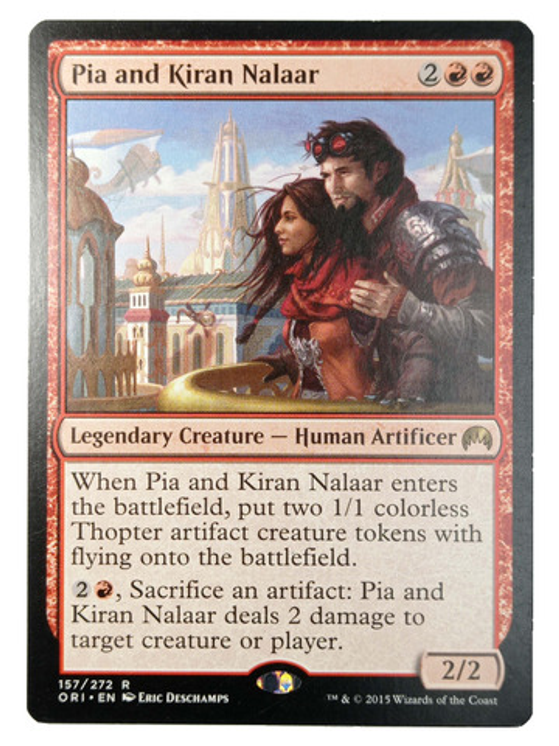 Carta Magic Pia And Kiran Nalaar [origins] Mtg Artificer 1