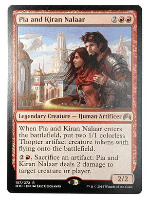 Carta Magic Pia And Kiran Nalaar [origins] Mtg Artificer