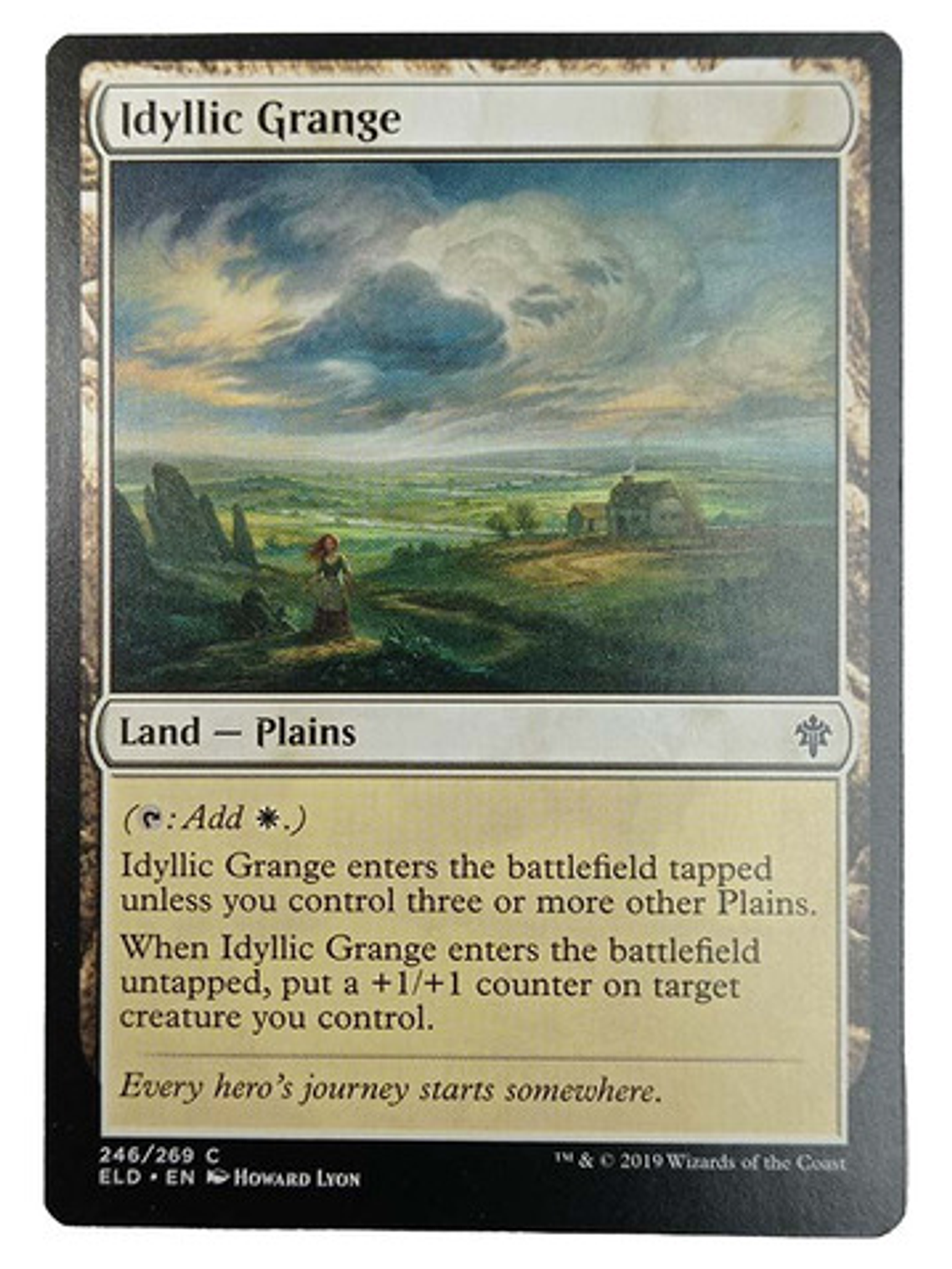 Carta Magic Idyllic Grange [eldraine] Mtg Land 1