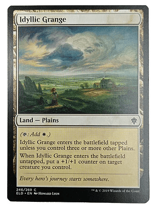 Carta Magic Idyllic Grange [eldraine] Mtg Land