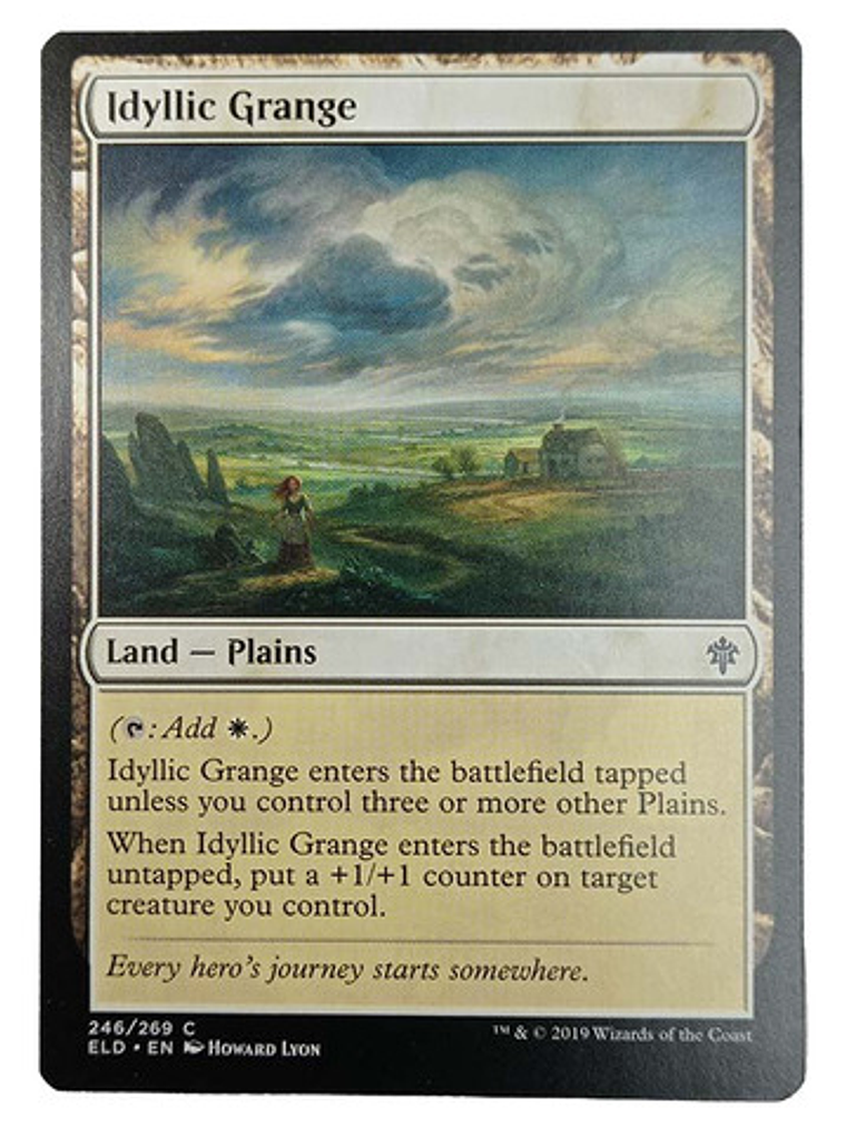 Carta Magic Idyllic Grange [eldraine] Mtg Land 1