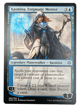Carta Magic Kasmina Enigmatic Mentor [war Spark] Mtg