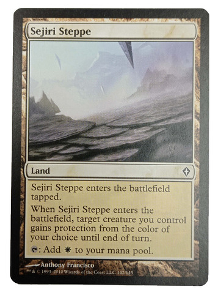 Carta Magic Sejiri Steppe [worldwake] Mtg Land 1