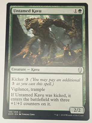 Carta Magic Untamed Kavu [dominaria] Mtg Creature