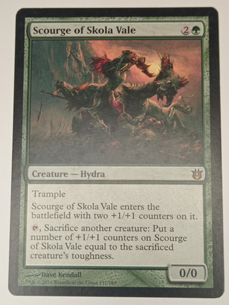 Carta Magic Scourge Of Skola Vale [born Of Gods] Mtg Hydra 1