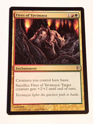 Carta Magic Fires Of Yavimaya [conspiracy] Mtg Enchantment