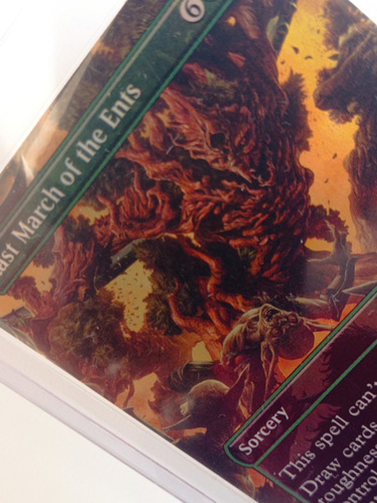 Carta Magic Last March Of The Ents (foil) [middle Earth] Mtg 2