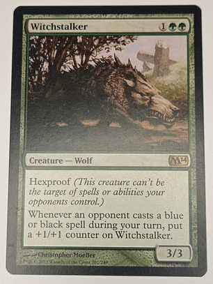Carta Magic Witchstalker [m14] Mtg Wolf
