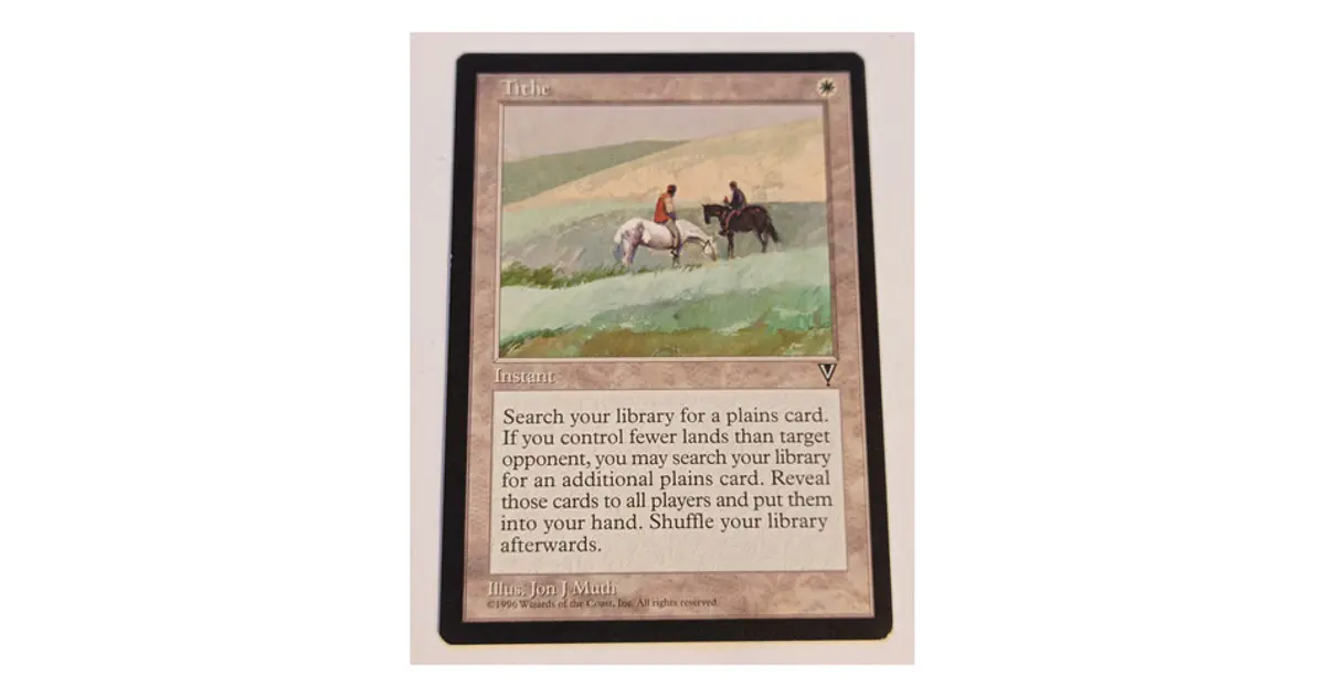 Carta Magic Tithe [visions] Mtg Instant