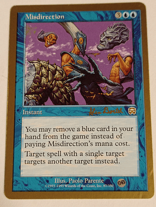 Carta Magic Misdirection [2001 World Champ Decks] Mtg