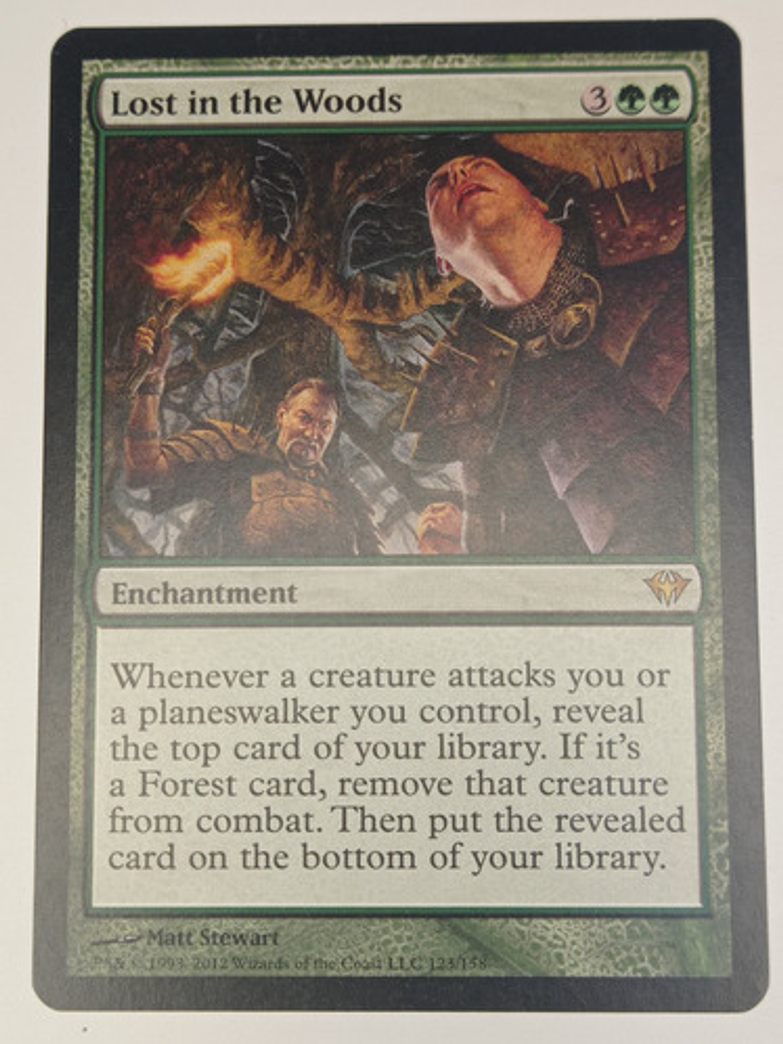 Carta Magic Lost In The Woods [d Ascension] Mtg Enchantment 1